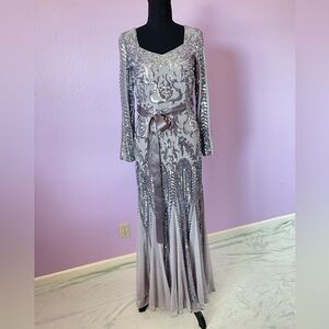 R&M Richard long sleeves maxi dress.